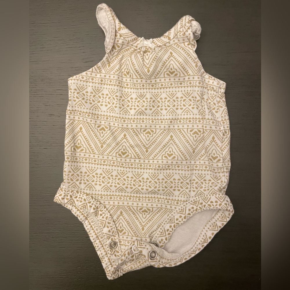 Carter’s Newborn Baby Girl Pink, Black and Tan Onsies Outfits Bundle NWOT - Picture 13 of 14